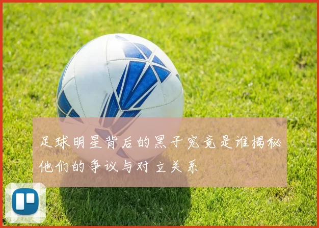 足球明星背后的黑子究竟是谁揭秘他们的争议与对立关系